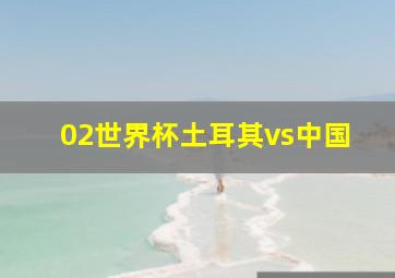 02世界杯土耳其vs中国