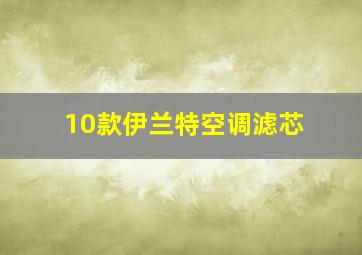 10款伊兰特空调滤芯