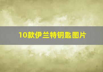 10款伊兰特钥匙图片