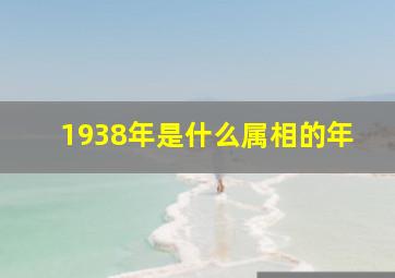 1938年是什么属相的年