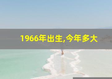 1966年出生,今年多大