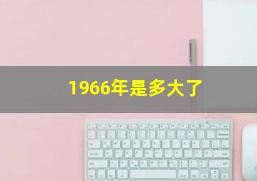 1966年是多大了