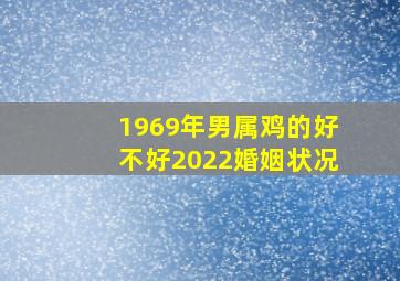 1969年男属鸡的好不好2022婚姻状况