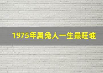 1975年属兔人一生最旺谁