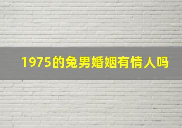 1975的兔男婚姻有情人吗