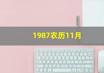 1987农历11月