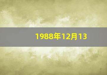 1988年12月13