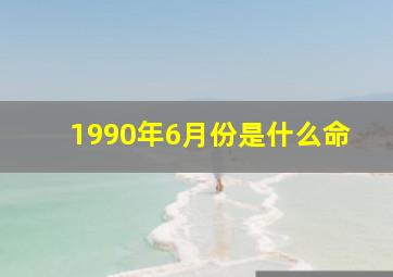 1990年6月份是什么命