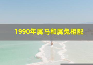 1990年属马和属兔相配