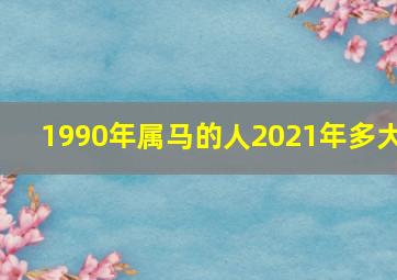 1990年属马的人2021年多大