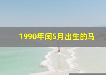 1990年闰5月出生的马