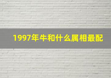 1997年牛和什么属相最配