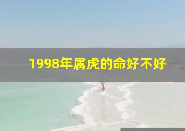 1998年属虎的命好不好