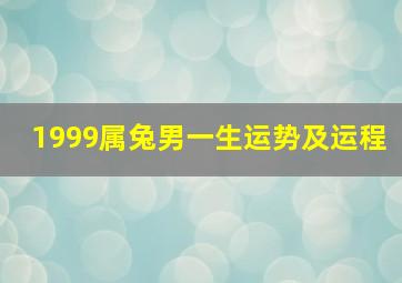 1999属兔男一生运势及运程