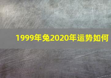 1999年兔2020年运势如何