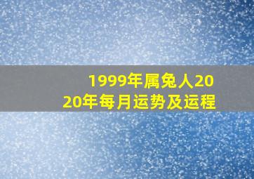 1999年属兔人2020年每月运势及运程