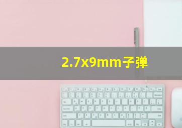 2.7x9mm子弹