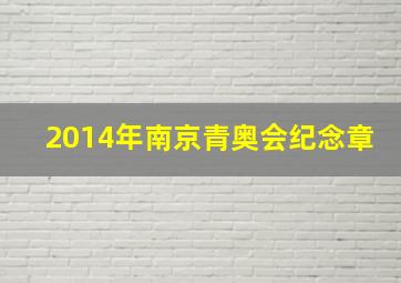 2014年南京青奥会纪念章