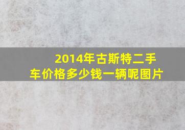 2014年古斯特二手车价格多少钱一辆呢图片