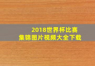 2018世界杯比赛集锦图片视频大全下载