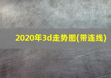 2020年3d走势图(带连线)