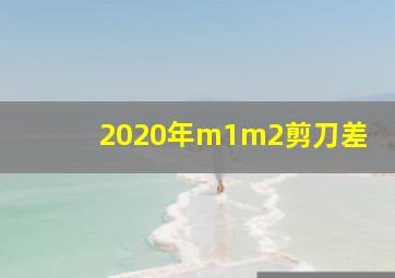 2020年m1m2剪刀差