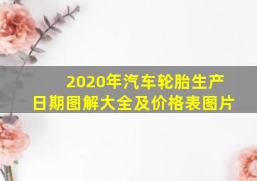 2020年汽车轮胎生产日期图解大全及价格表图片