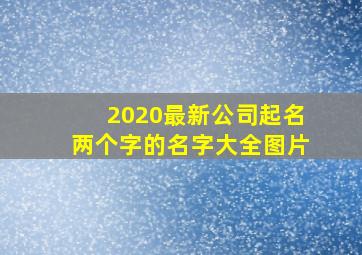 2020最新公司起名两个字的名字大全图片