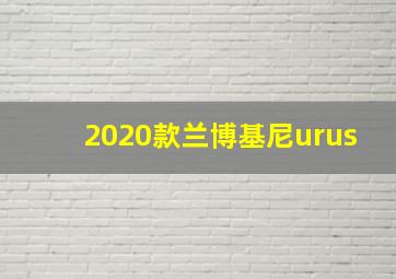 2020款兰博基尼urus