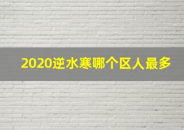 2020逆水寒哪个区人最多