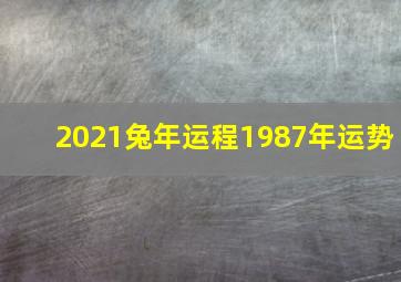 2021兔年运程1987年运势