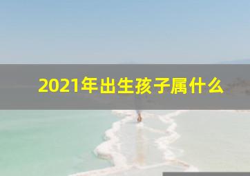 2021年出生孩子属什么