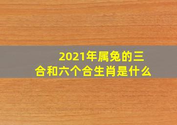 2021年属兔的三合和六个合生肖是什么