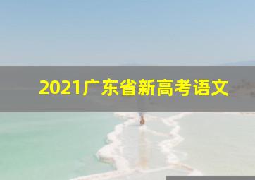 2021广东省新高考语文