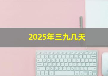 2025年三九几天