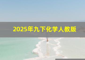 2025年九下化学人教版