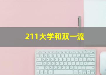 211大学和双一流