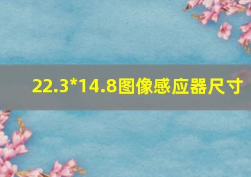 22.3*14.8图像感应器尺寸