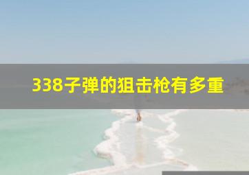 338子弹的狙击枪有多重