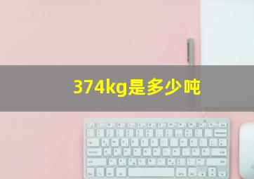 374kg是多少吨