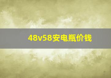 48v58安电瓶价钱