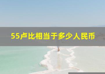 55卢比相当于多少人民币