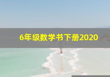 6年级数学书下册2020