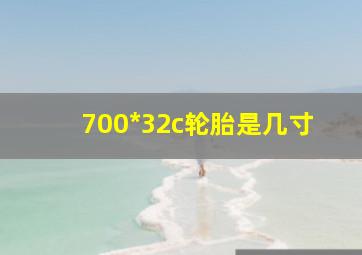 700*32c轮胎是几寸