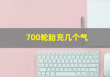 700轮胎充几个气