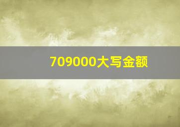 709000大写金额