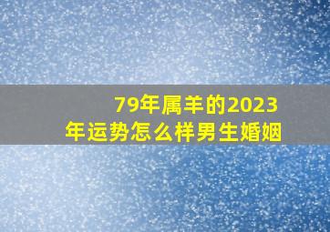 79年属羊的2023年运势怎么样男生婚姻