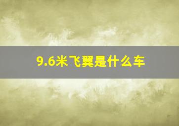 9.6米飞翼是什么车