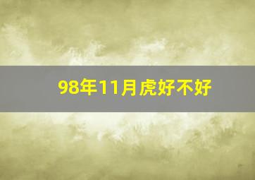 98年11月虎好不好