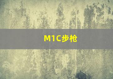 M1C步枪